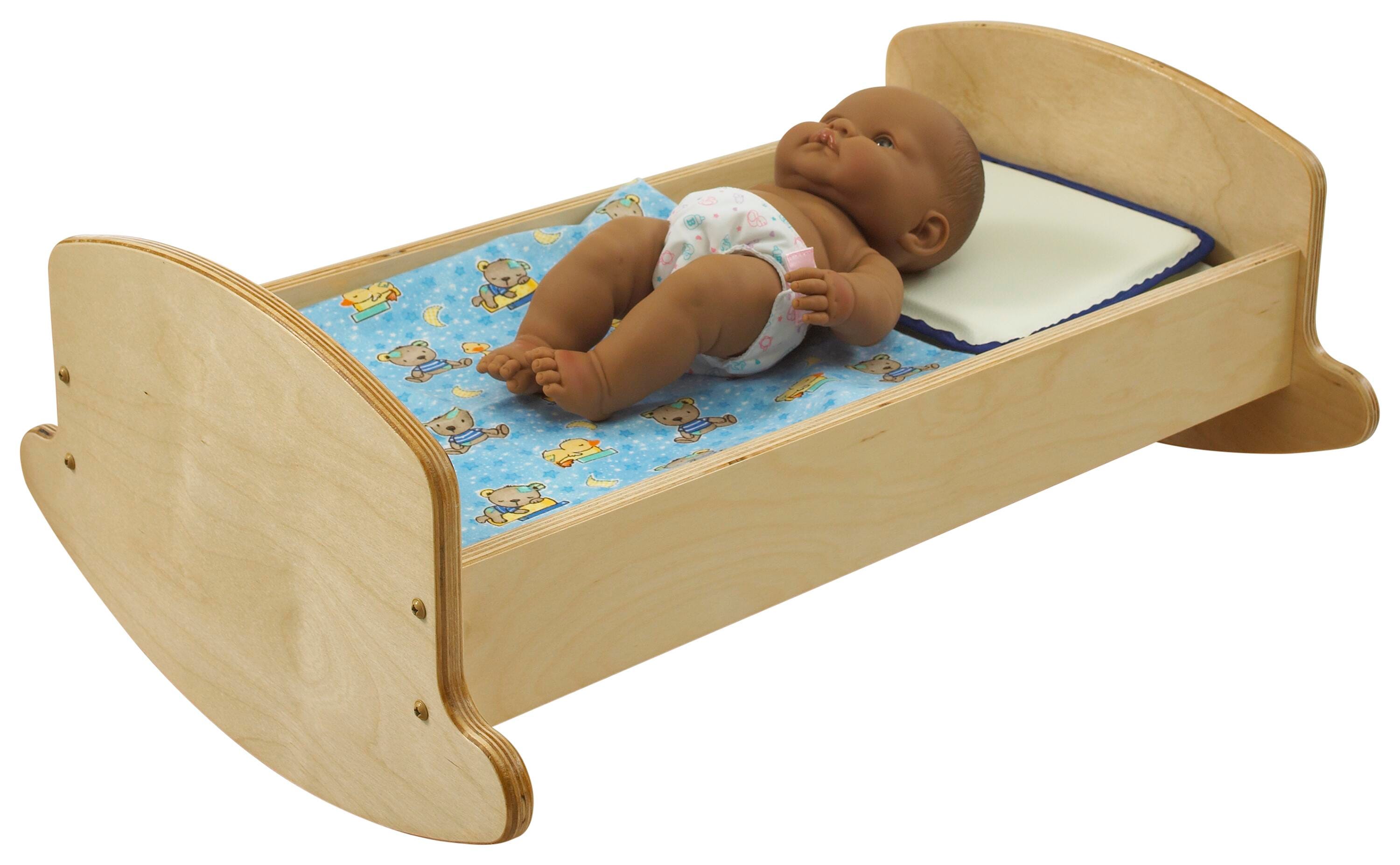 Little colorado wooden doll cradle best sale